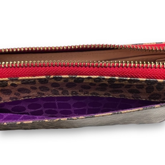 Kate Spade | Vintage Cheetah Print Zip Around Wallet - Picture 9 of 12